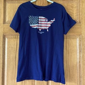 5/$15 Faded Glory Casual Patriotic SS T-shirt XL (16-18) (BUNDLE ONLY)